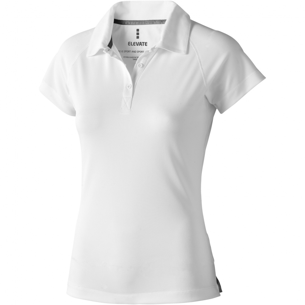 Logo trade promotional merchandise photo of: Ottawa short sleeve women's cool fit polo