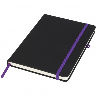 Logo trade corporate gifts image of: Noir medium notebook