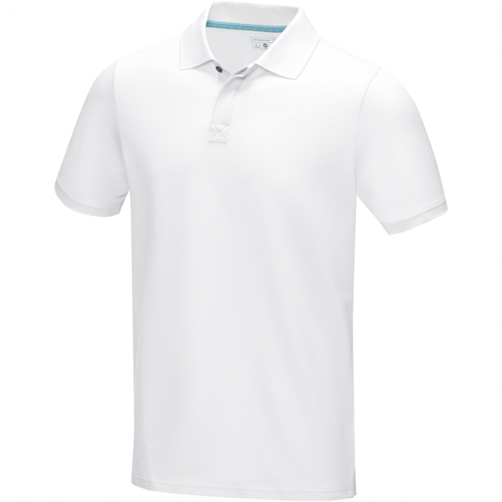 Logotrade advertising product image of: Graphite short sleeve men’s organic polo