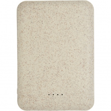 Logotrade promotional gift image of: Asama 5000 mAh wheat straw power bank