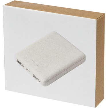 Logotrade promotional merchandise picture of: Asama 5000 mAh wheat straw power bank