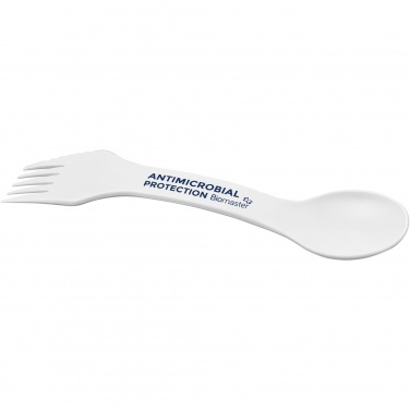 Logo trade promotional merchandise image of: Epsy Pure 3-in-1 spoon, fork and knife