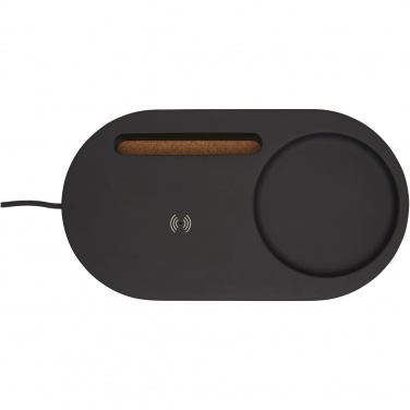 Logo trade promotional product photo of: Klip 5W wireless charging desk organizer