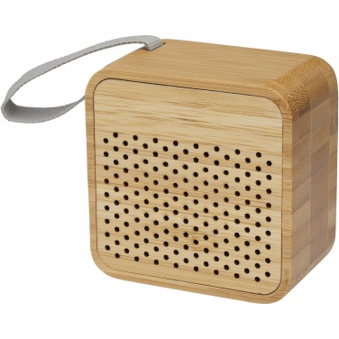Logo trade promotional gifts image of: Arcana bamboo Bluetooth® speaker