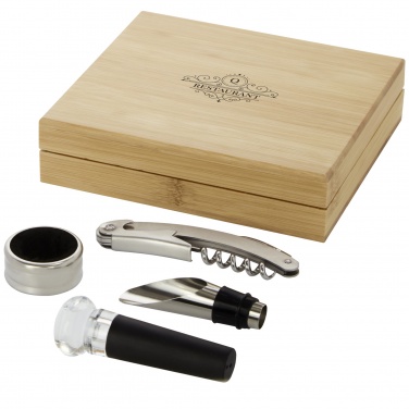Logo trade promotional giveaways image of: Syrat 4-piece wine set