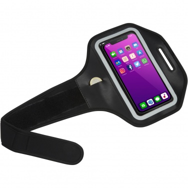 Logotrade corporate gift picture of: Haile reflective smartphone bracelet with transparent cover