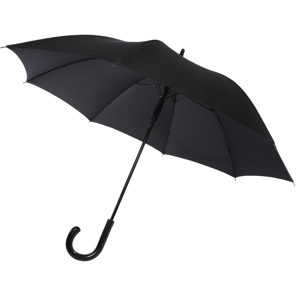 Logotrade promotional gift image of: Fontana 23" auto open umbrella with carbon look and crooked handle