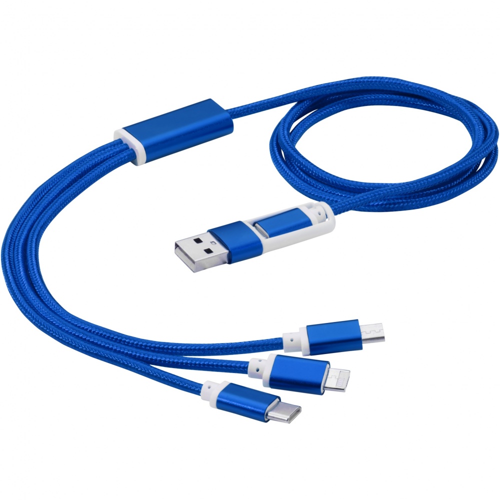 Logo trade corporate gifts image of: Versatile 5-in-1 charging cable