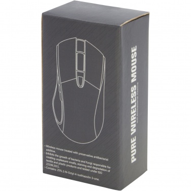 Logotrade promotional product picture of: Pure wireless mouse with antibacterial additive