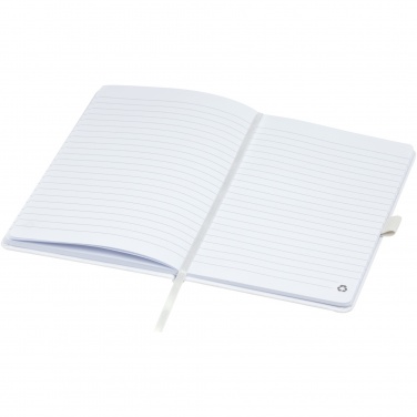 Logo trade promotional merchandise image of: Honua A5 recycled paper notebook with recycled PET cover
