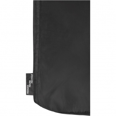 Logo trade business gifts image of: Marigold GRS certified RPET polar fleece and sherpa blanket