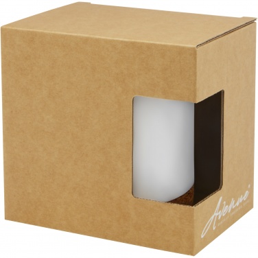 Logo trade promotional merchandise photo of: Neiva 425 ml ceramic mug with cork base