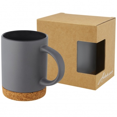 Logo trade advertising products picture of: Neiva 425 ml ceramic mug with cork base