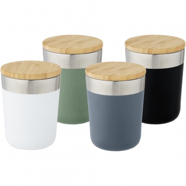 Logo trade promotional merchandise picture of: Lagan 300 ml stainless steel tumbler with bamboo lid