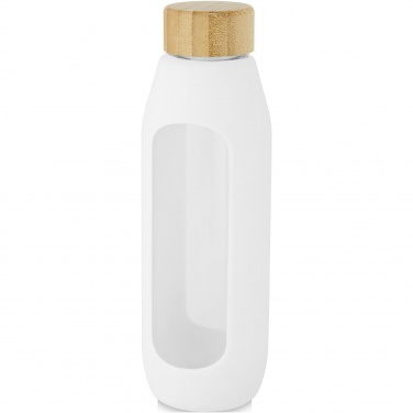 Logotrade corporate gift picture of: Tidan 600 ml borosilicate glass bottle with silicone grip