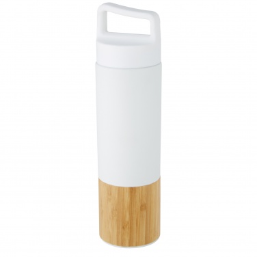 Logo trade promotional merchandise image of: Torne 540 ml  stainless steel bottle with bamboo outer wall