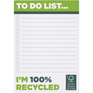 Logotrade advertising products photo of: Desk-Mate® A6 recycled notepad