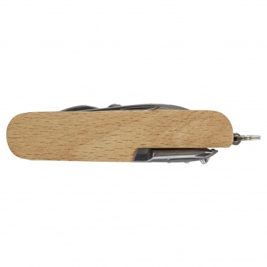 Logo trade advertising products picture of: Richard 7-function wooden pocket knife