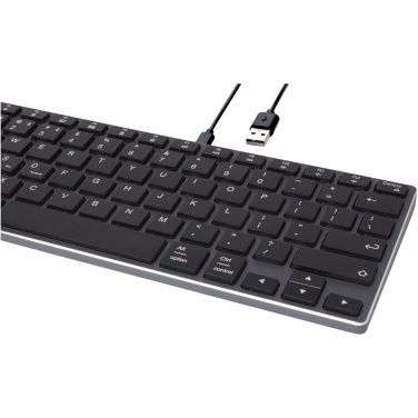 Logo trade promotional products image of: Hybrid performance Bluetooth keyboard - QWERTY