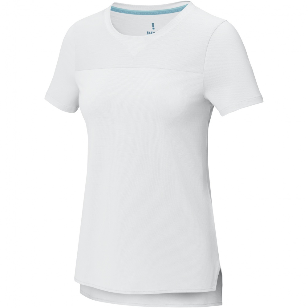 Logo trade business gift photo of: Borax short sleeve women's GRS recycled cool fit t-shirt