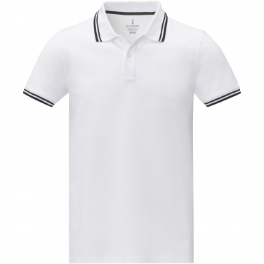 Logo trade promotional merchandise image of: Amarago short sleeve men's tipping polo