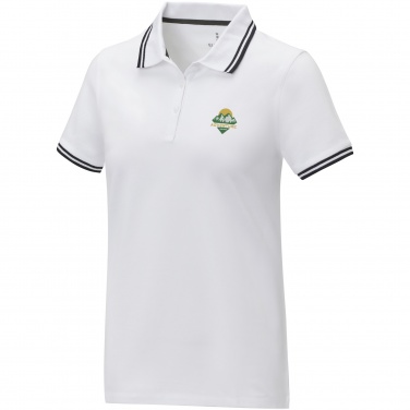 Logotrade promotional giveaway picture of: Amarago short sleeve women's tipping polo