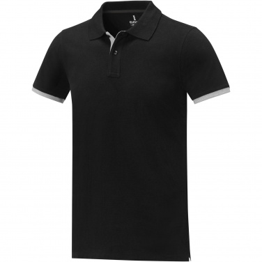 Logo trade promotional merchandise image of: Morgan short sleeve men's duotone polo