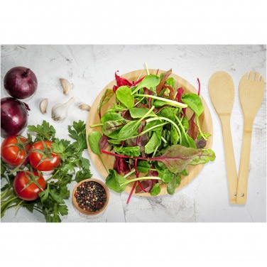 Logotrade promotional item image of: Argulls bamboo salad bowl and tools