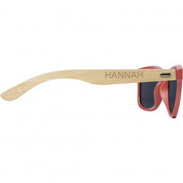 Logo trade promotional gifts image of: Sun Ray bamboo sunglasses