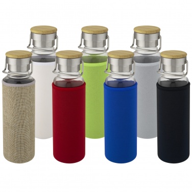 Logo trade promotional merchandise picture of: Thor 660 ml glass bottle with neoprene sleeve