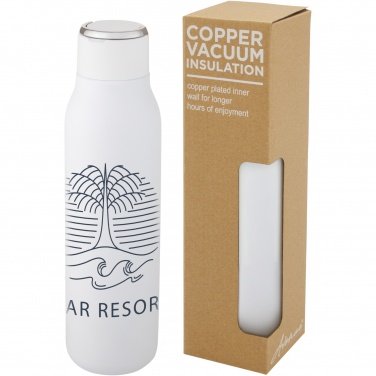 Logotrade promotional item picture of: Marka 600 ml copper vacuum insulated bottle with metal loop