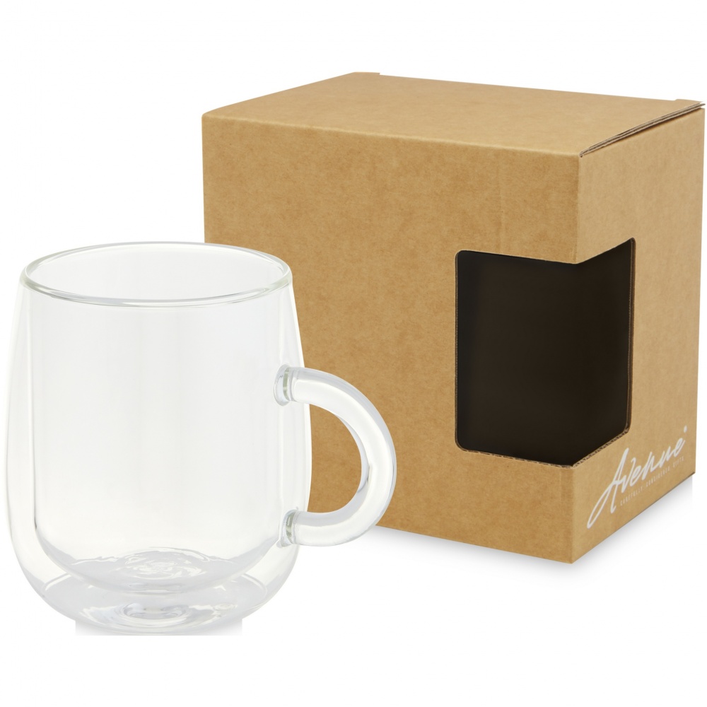 Logotrade advertising products photo of: Iris 330 ml glass mug