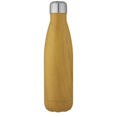 Logotrade promotional giveaway picture of: Cove 500 ml vacuum insulated stainless steel bottle with wood print