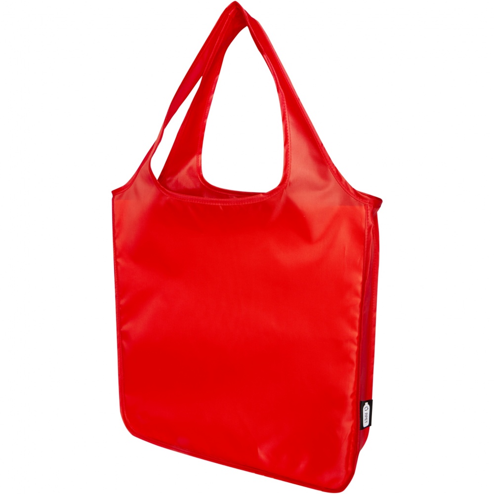 Logo trade business gift photo of: Ash RPET large foldable tote bag 14L