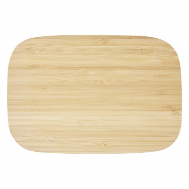 Logo trade promotional gift photo of: Tite stainless steel lunch box with bamboo lid