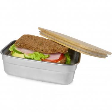 Logotrade corporate gift picture of: Tite stainless steel lunch box with bamboo lid