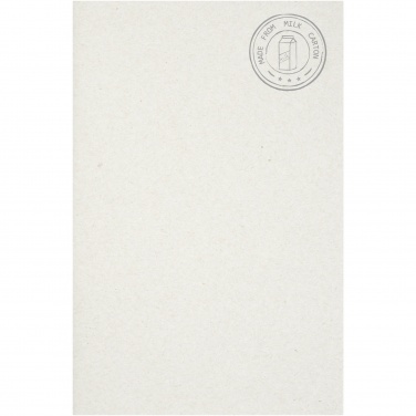 Logo trade promotional giveaways image of: Dairy Dream A5 size reference recycled milk cartons cahier notebook