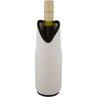 Logo trade corporate gift photo of: Noun recycled neoprene wine sleeve holder