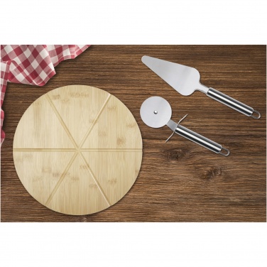 Logotrade promotional merchandise image of: Mangiary bamboo pizza peel and tools