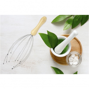 Logo trade promotional items picture of: Hator bamboo head massager