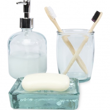 Logotrade promotional giveaways photo of: Jabony 3-piece recycled glass bathroom set
