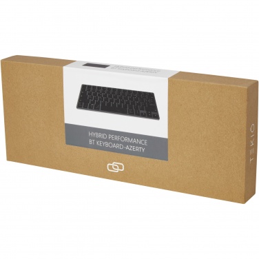 Logo trade business gifts image of: Hybrid performance Bluetooth keyboard - AZERTY