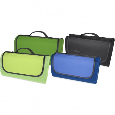 Logo trade advertising products image of: Salvie recycled plastic picnic blanket