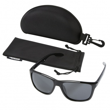 Logo trade promotional item photo of: Eiger polarized sunglasses in recycled PET casing