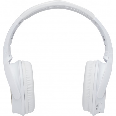 Logo trade advertising products image of: Athos bamboo Bluetooth® headphones with microphone