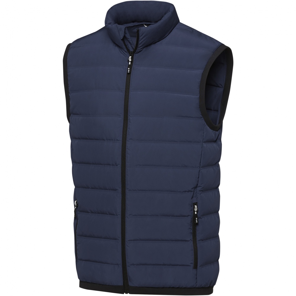 Logo trade promotional merchandise photo of: Caltha men's insulated down bodywarmer