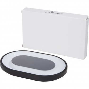 Logo trade advertising products image of: Ray wireless charging pad with RGB mood light