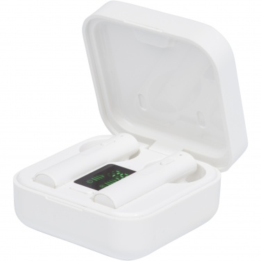 Logo trade advertising products picture of: Tayo solar charging TWS earbuds 