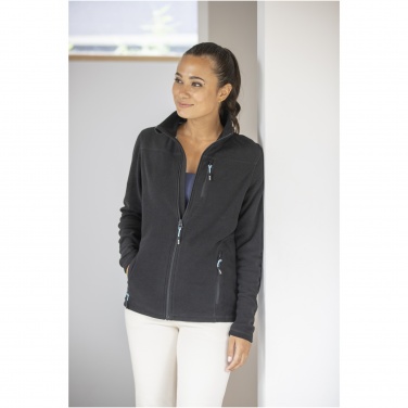 Logotrade promotional merchandise image of: Amber women's GRS recycled full zip fleece jacket