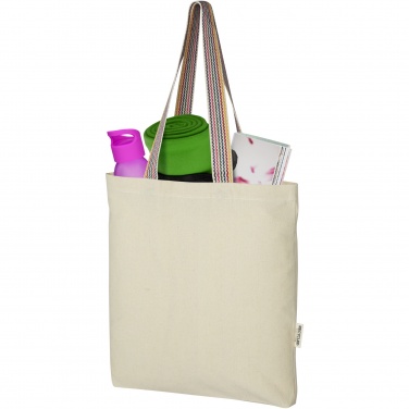 Logotrade promotional giveaway picture of: Rainbow 180 g/m² recycled cotton tote bag 5L